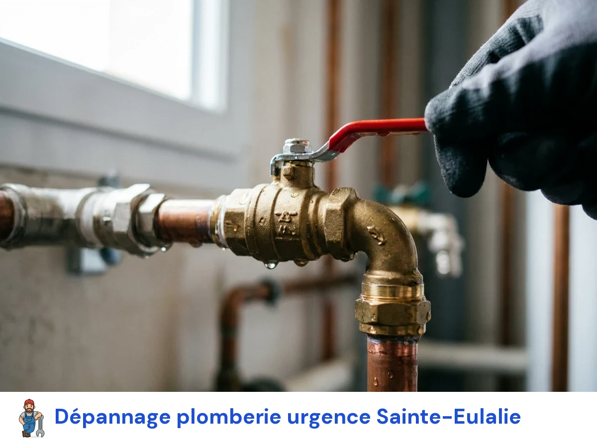 Dépannage plomberie urgence à Sainte-Eulalie