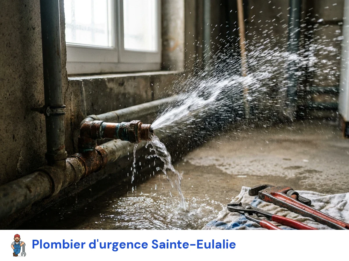 Plombier d'urgence à Sainte-Eulalie