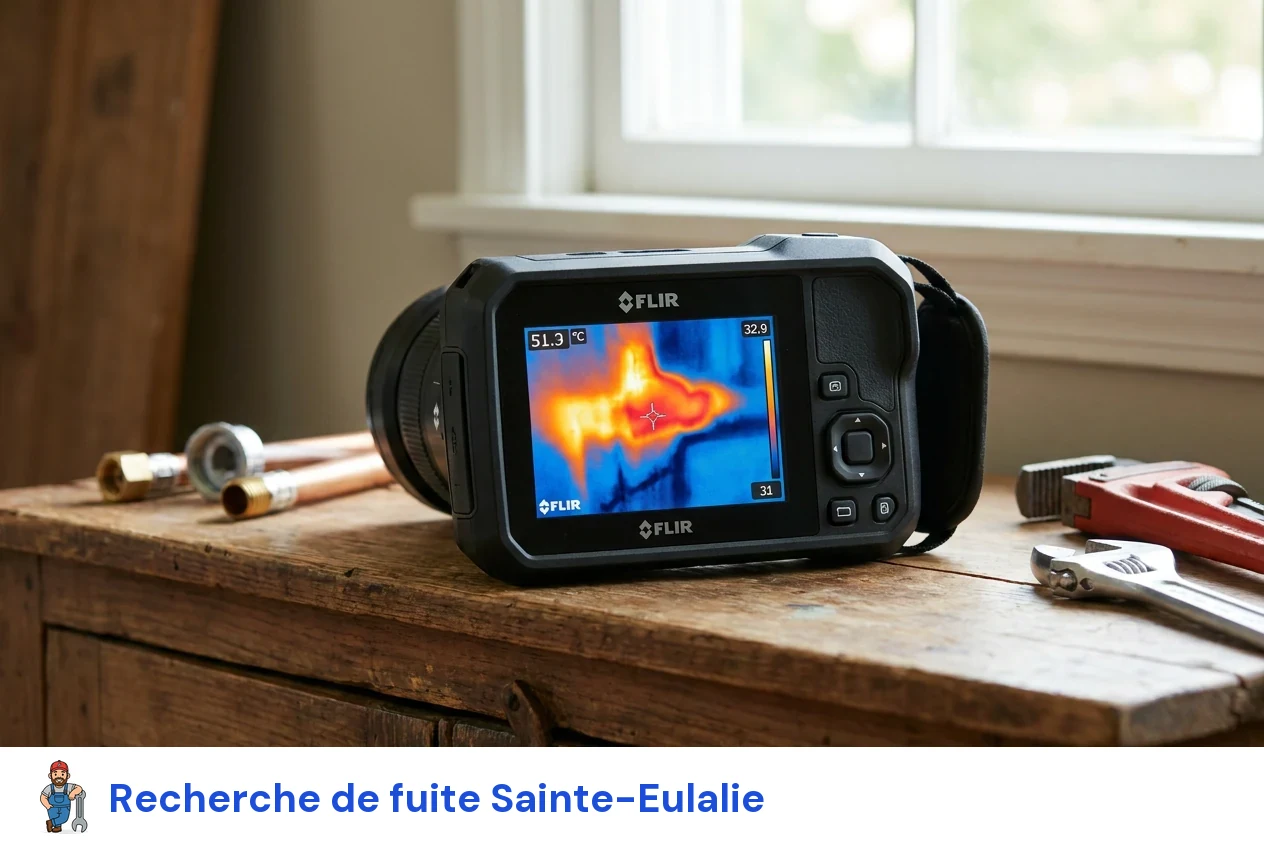 Recherche de fuite à Sainte-Eulalie