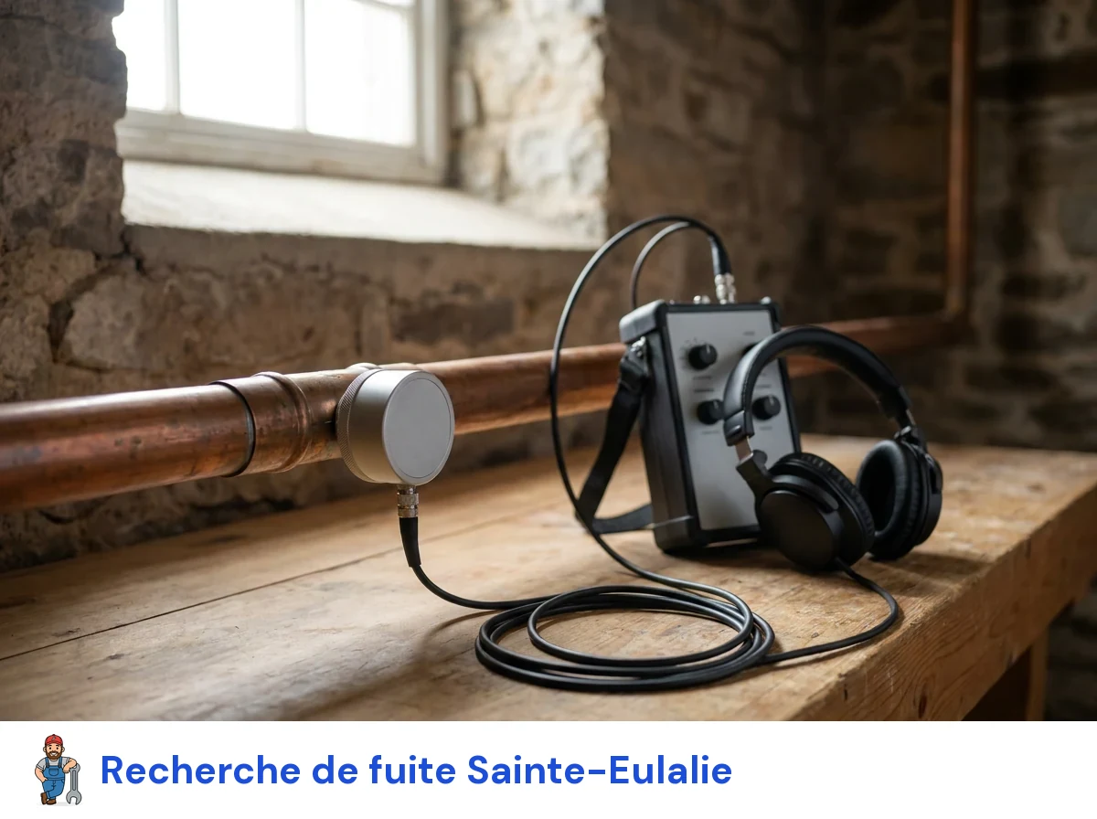 Recherche de fuite à Sainte-Eulalie