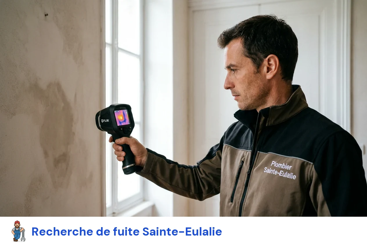 Recherche de fuite à Sainte-Eulalie