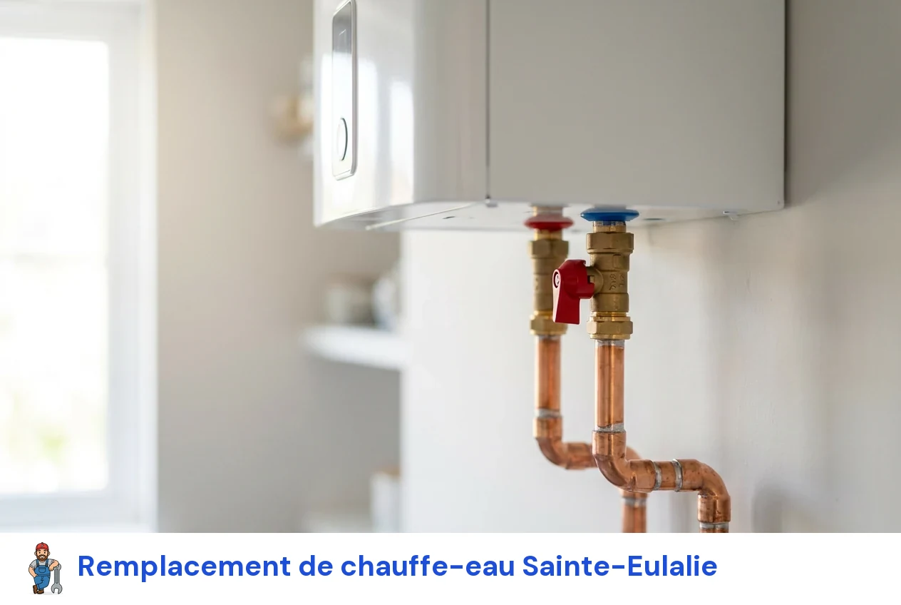 Remplacement de chauffe-eau à Sainte-Eulalie