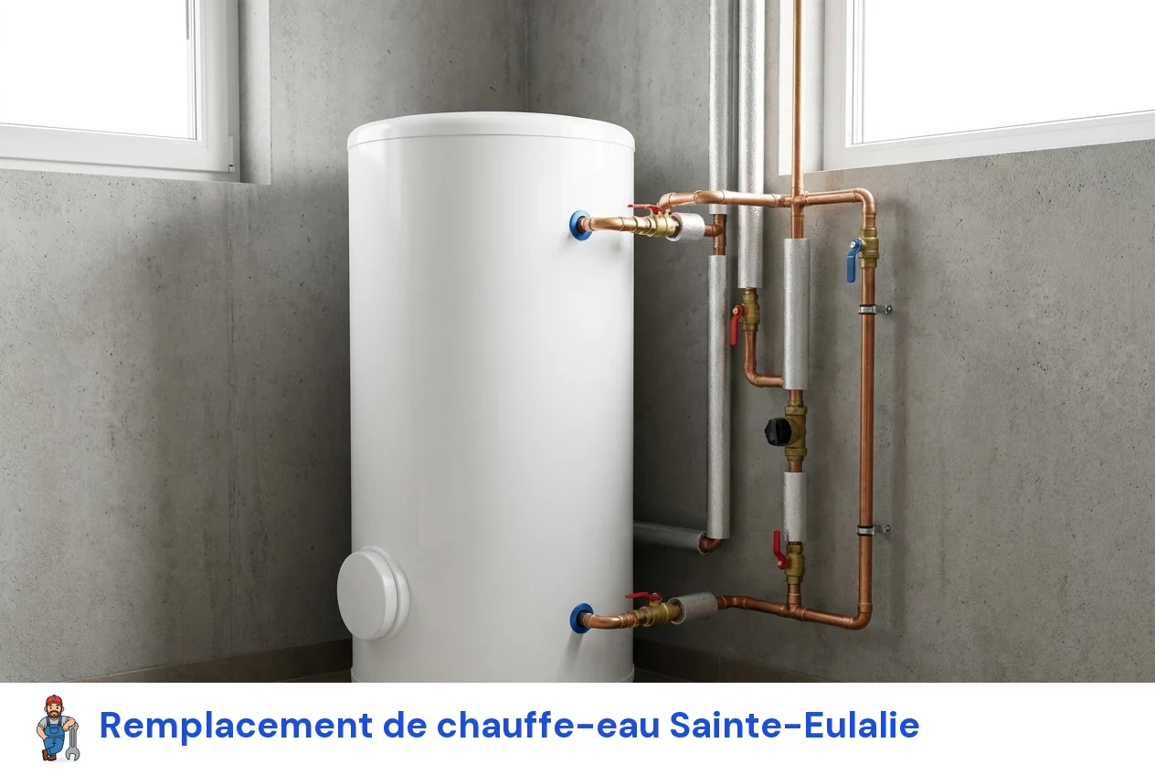 Remplacement de chauffe-eau à Sainte-Eulalie