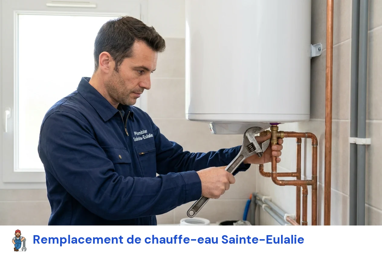 Remplacement de chauffe-eau à Sainte-Eulalie